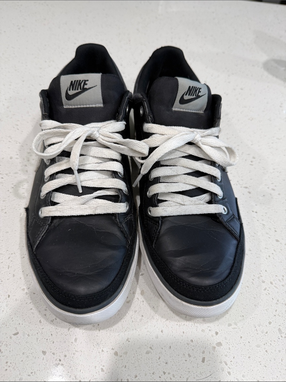 Nike Black & White Women’s Low-Top Sneakers